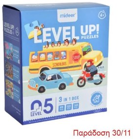 Mideer παζλ 3 σε 1 - Level Up 5 "Adventure" 99,120 - 140τμχ