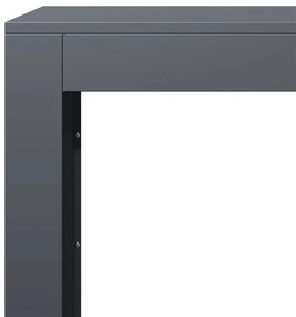 vidaXL Ράφι Καυσόξυλων Ανθρακί 100x40x100 εκ. Ατσάλινο
