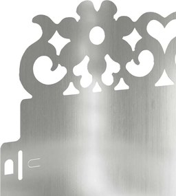 vidaXL Περιγράμματα γκαζόν 10 pcs Ασημί 103 x 0,05 x 22 εκ