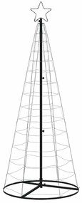 vidaXL Χριστουγεννιάτικο δέντρο LED 200 LED πολύχρωμα 182 cm