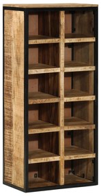 vidaXL Ντουλάπα παπουτσιών  50x30x110 εκ. Μασίφ Ξύλο Μάνγκο