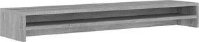 vidaXL Βάση Οθόνης Γκρι Sonoma 100x24x13 εκ. από Επεξεργασμένο Ξύλο