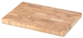 Επιφάνεια Κοπής Wooden Rubberwood 04015000 26x18x1,5cm Natural Continenta Ξύλο