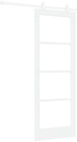 vidaXL Συρόμενη Πόρτα ORKDAL Λευκό 73.5 x 198.5 εκ. Ξύλο και μέταλλο