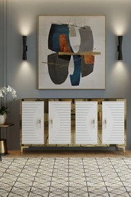 Console Tuna 120 - White, Gold White
Gold