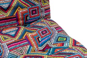 1-Seat Sofa-Bed Misa Small Solo - Patchwork Multicolor