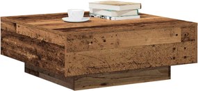 vidaXL Τραπεζάκι σαλονιού Παλιό Ξύλο 80 x 80 x 31 cm