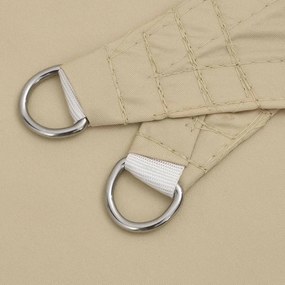 vidaXL Πανί Σκίασης Τρίγωνο Μπεζ 4,5 x 4,5 x 4,5 μ. από Ύφασμα Oxford