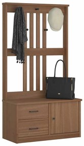 vidaXL Δέντρο χωλ "SANDNES" 87x40x159,5 εκ. Πεύκο μασίφ ξύλο