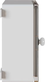 vidaXL Ντουλάπι Ελέγχου Γκρι 37 x 16,5 x 35 εκ ΑΒΣ Πλαστικό