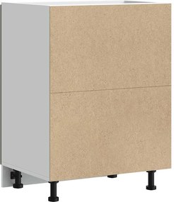 vidaXL Ντουλάπι βάσης νεροχύτη "Lucca" Καφέ δρυς ξύλινο