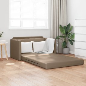 vidaXL Καναπές Κρεβάτι 2 σε 1 Καφετί 124x71x78 εκ Ψεύτικο Δέρμα