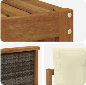 vidaXL Σειρά Καναπέ Εξωτερικού με μαξιλάρι 9 pcs