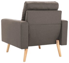 vidaXL Πολυθρόνα Taupe Υφασμάτινη