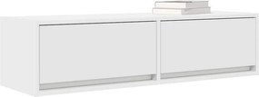 vidaXL Ντουλάπι TV Λευκό 100 x 31 x 25,5 εκ. Επεξεργασμένο ξύλο
