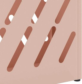 vidaXL Σχέδιο &amp; βάση αποθήκευσης Ροζ 28 x 12 x 41 εκ Ατσάλι