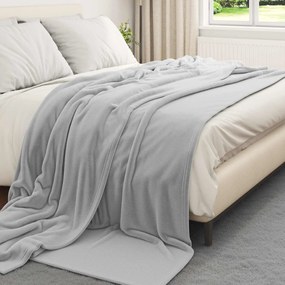 vidaXL Ριχτάρια 6 pcs Γκρι 220 x 240 cm Μαλλί
