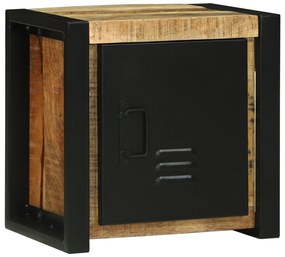vidaXL Ντουλάπα Μπάνιου 40x30x40 εκ Στερεό Ξύλο Τραχύ Μάνγκο