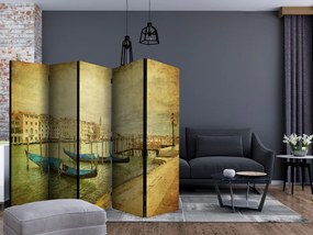 Διαχωριστικό με 5 τμήματα - Grand Canal, Venice (Vintage) II [Room Dividers]