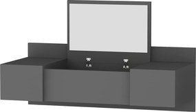 Τουαλέτα Μακιγιάζ Ανθρακί SETOOS 100x39.1x33
