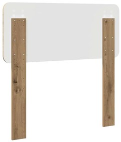 vidaXL Κεφαλάρι Artisan Oak 90 cm Επεξεργασμένο ξύλο