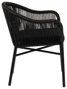 ΠΟΛΥΘΡΟΝΑ ΚΗΠΟΥ ARTELIBRE KAGERA ΜΑΥΡΟ ΑΛΟΥΜΙΝΙΟ/RATTAN 45X42X84CM