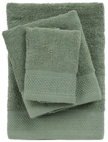Πετσέτες Μπάνιου (Σετ 3τμχ) Das Home Best 086 Green 450gsm