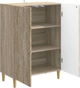 vidaXL Πλαϊνό γραφείο Sonoma Δρυς 66 x 34,5 x 90 εκ Επεξεργασμένο Ξύλο