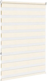 vidaXL Ζέβρα τυφλή μπεζ μάρμαρο Πλάτος υφάσματος 105,9 εκ. Πολυεστέρας