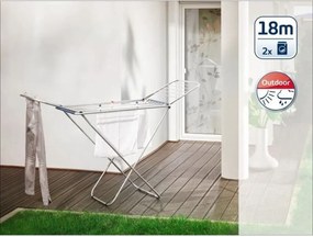 Απλώστρα Ρούχων Leifheit Γκρι Αλουμίνιο 18 m