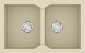 Sanitec Ultra Granite 806 (79x50) - Γρανιτένιος νεροχύτης - Ocra