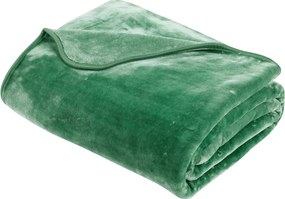 Κουβέρτα Βελουτέ Μονή (160x220) Das Home Velour 0293 Green