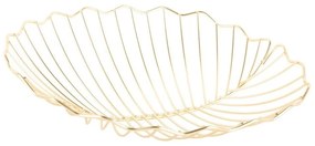 Φρουτιέρα Leaf L PT3971GD 31,5x8,5cm Gold Present Time Metal