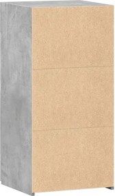 vidaXL Ντουλάπι Γκρι Σκυροδέματος 45x42,5x93 εκ. Επεξεργασμένο Ξύλο
