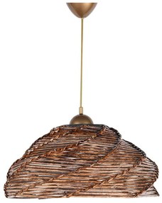 Φωτιστικό Οροφής Ovale 390FLH1608 36x36x65cm 1xE27 40W Gold-Brown Opviq