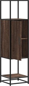vidaXL Highboard καφέ δρυς Κατασκευασμένο ξύλο και μέταλλο