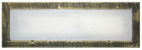 Απλίκα τοίχου LED 9737 1.3W αλουμινίου στεγανή Lumen-3-9737710-Σκουριασμένο 3-9737710