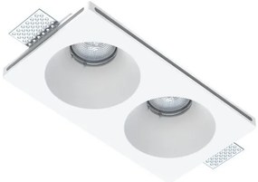 Σποτ Φωτιστικό Χωνευτό GU10 10W IP20 Λευκό 6503 Spotlight-6503-Λευκό 6503