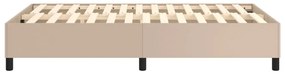 vidaXL Πλαίσιο Κρεβατιού Καπουτσίνο 120x200 εκ. από Συνθετικό Δέρμα