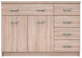 Μπουφές ΚΟΜ2D5S 120x33x85εκ Sonoma