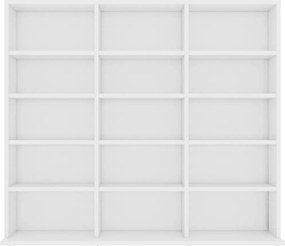 vidaXL Έπιπλο για CD Λευκό 100 x 23 x 89,5 εκ. από Επεξ. Ξύλο