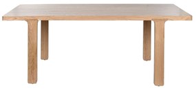 Τραπεζαρία Home ESPRIT Φυσικό Eik 210,5 x 101 x 77 cm