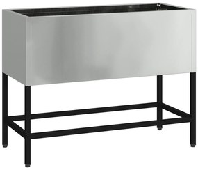 vidaXL Υψωμένος Κήπος 60x26x45 εκ Γαλβανισμένο Ατσάλι