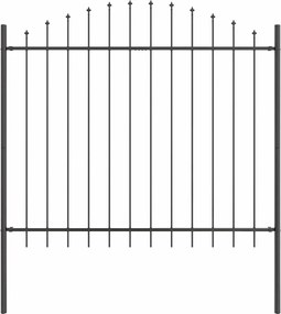 vidaXL Φράχτης Κήπου 2 pcs Γκρι 170 x 190 cm