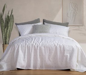 Σετ Σεντόνια Υπέρδιπλα Perfection White 2x(240x270) + 2x(52x72) - Nef-Nef Homeware