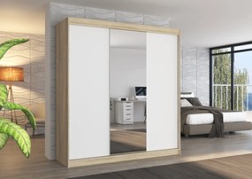 Ντουλάπα Vithente 200 συρόμενη-Fusiko-Leuko