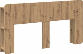 vidaXL Κρεβάτι με Κεφαλάρι Artisan Δρυς 160 cm Επεξεργασμένο Ξύλο