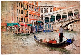 Πίνακας σε Καμβά-Πόλη VENEZIA GONDOLA  SEGE-747F,50x70