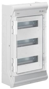 Πίνακας Εξωτερικός PC Προστασία UV 3X12M IP65 Διαφανής Πόρτα VE312PN VECTOR Hager-VE312PN-Γκρι VE312PN