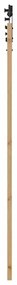 vidaXL Συρόμενη Πόρτα ORKDAL Καφέ 86 x 211 cm Μασίφ ξύλο πεύκου